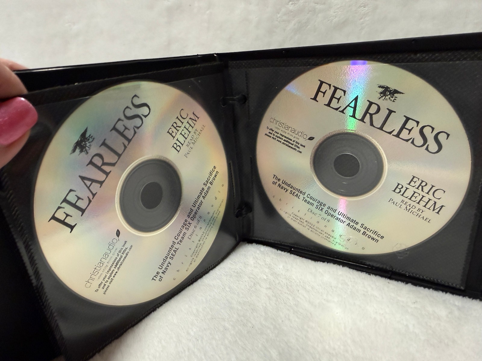 FEARLESS CHRISTIAN AUDIO ON CD SET BY ERIC BLEHM «ULTIMATE SACRIFICE NAVY SEAL»