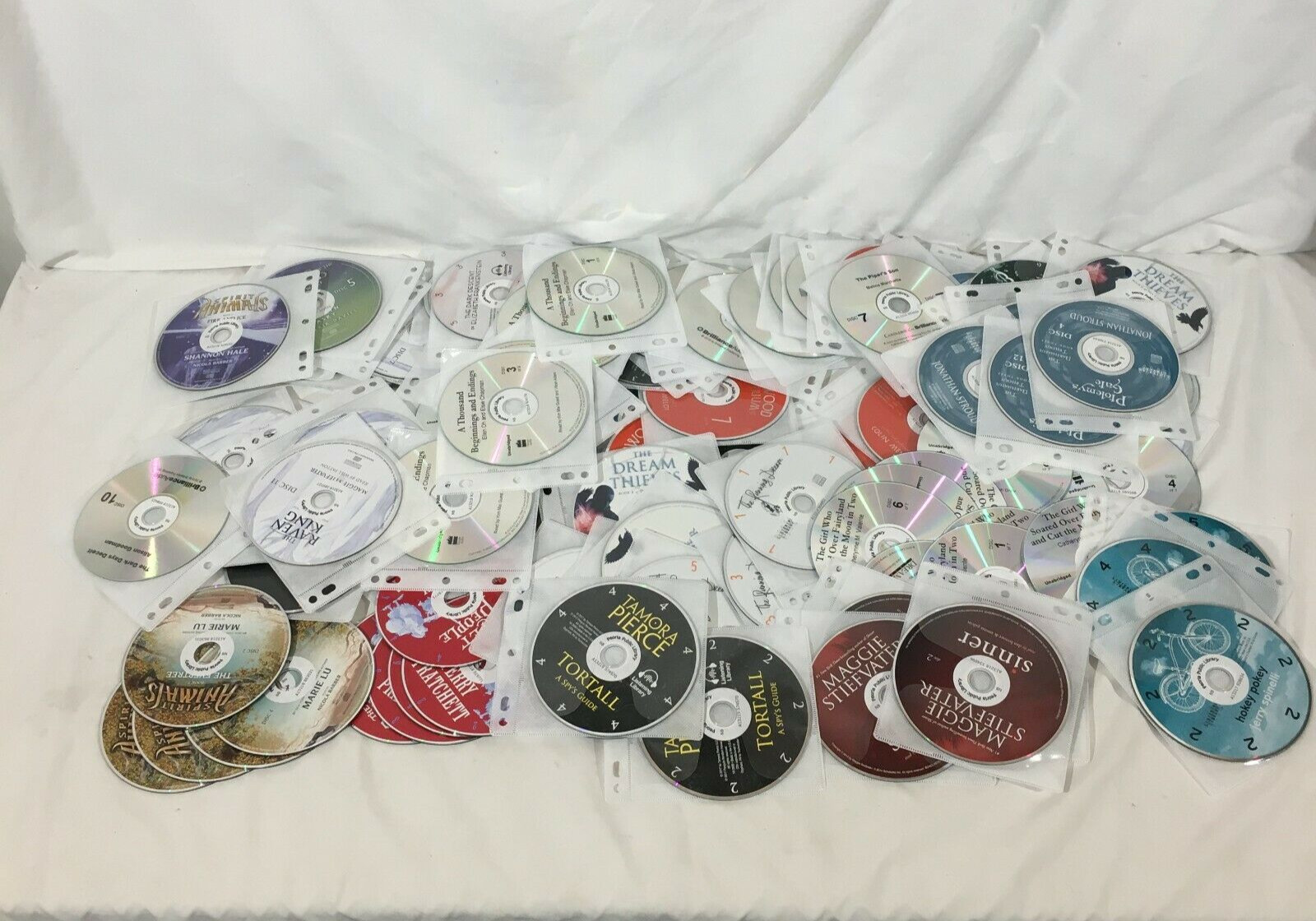 Large Lot Loose Miscellaneous Audiobook CDs Compact Discs Ex-Library #2