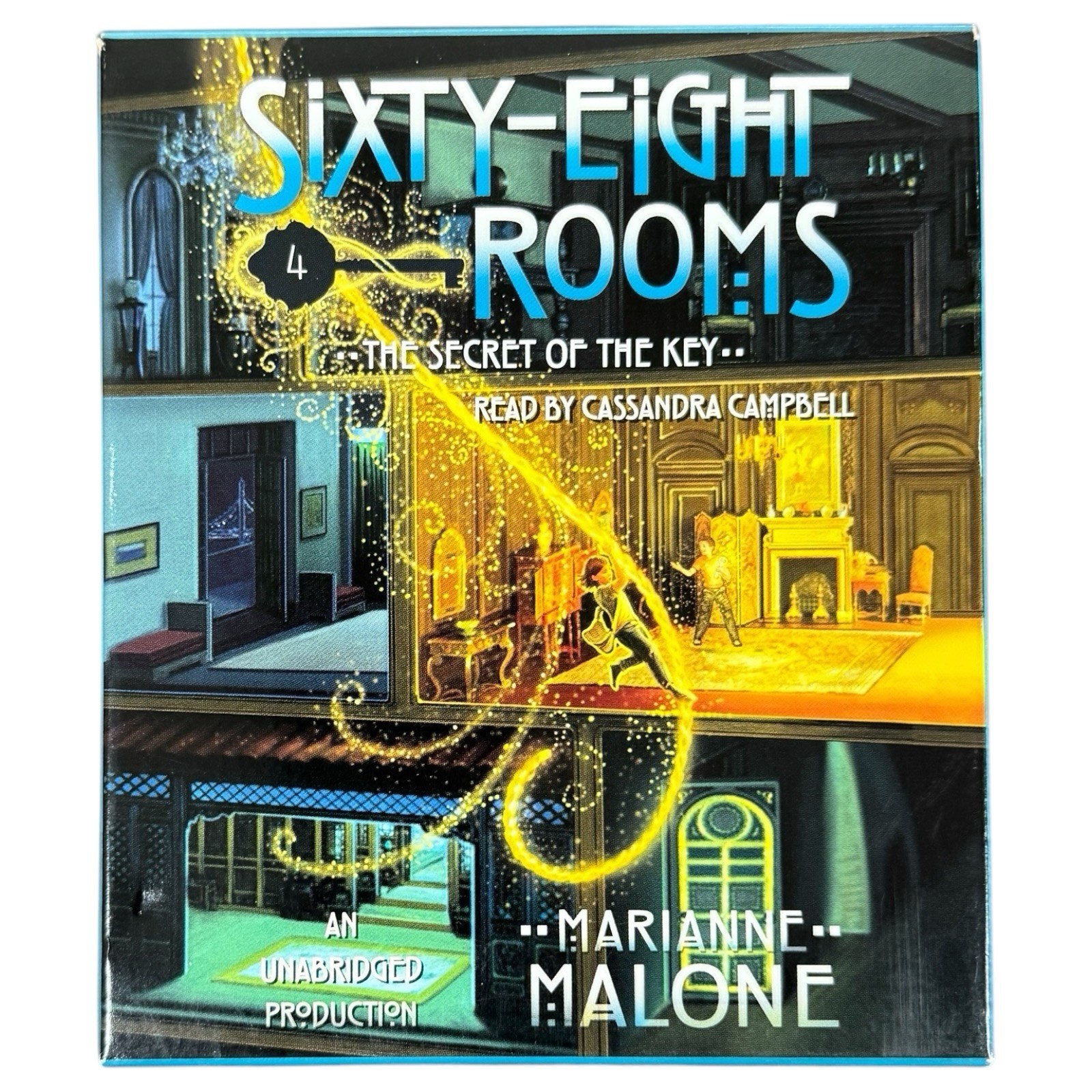 Sixty-Eight Rooms The Secret of the Key Unabridged Audiobook 5 CDs by M. Malone