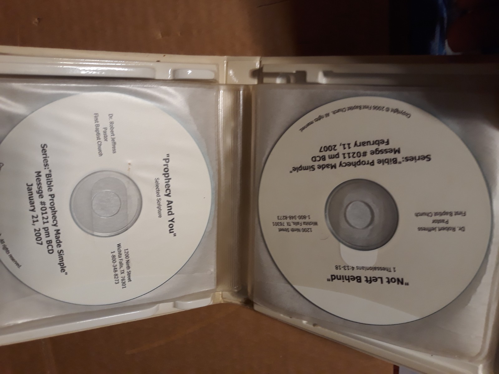 Bible Prophecy Made Simple — Dr. Robert Jeffress (2006, on 12 CDs)