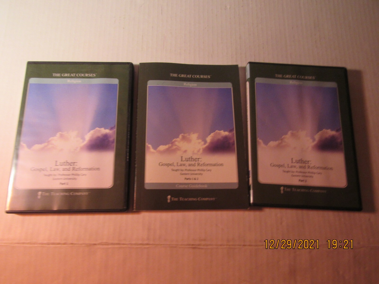 The Great Courses «Luther: Gospel, Law, and Reformation» Parts 1 & 2, 4 DVDs
