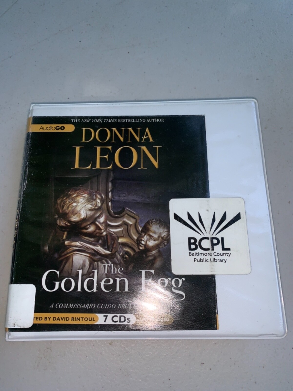 Shelf6 ~ audiobook on cds the golden egg Donna Leon
