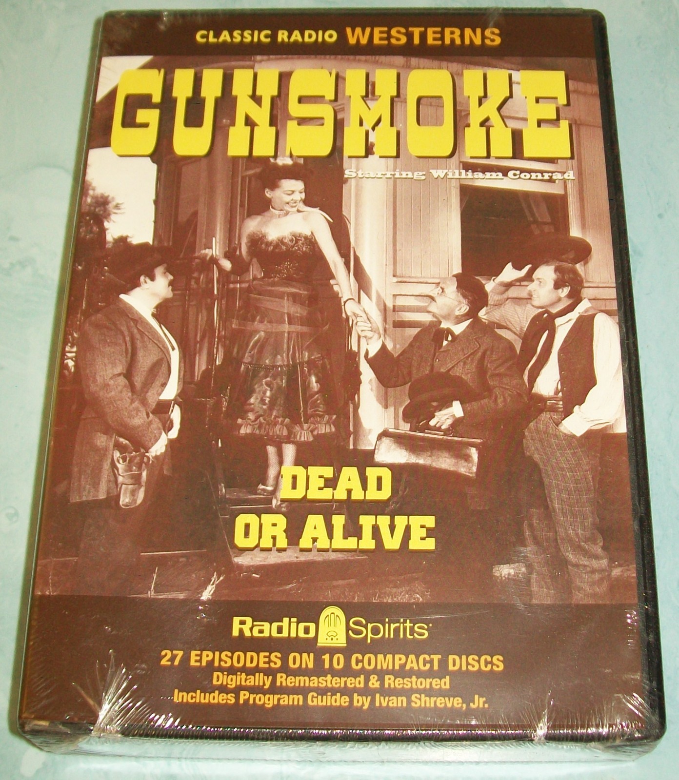 Gunsmoke: Dead or Alive (10-CD Set, 2018, Radio Spirits) New Unopened!