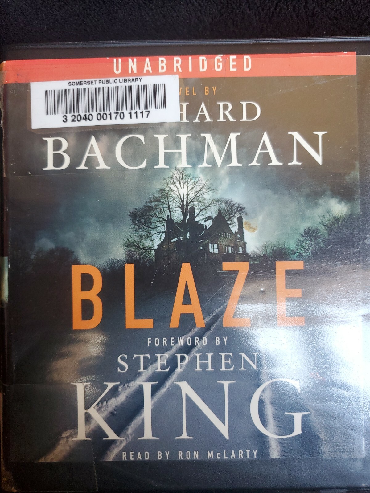 Shelf203 Audiobook~Blaze- Richard Bachman- Unabridged- 7 CDs
