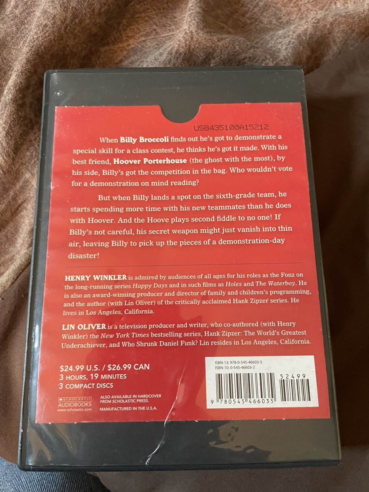 Ghost Buddy Mind If I Read Your Mind? — Audio Book 3 CD Set Henry Winkler