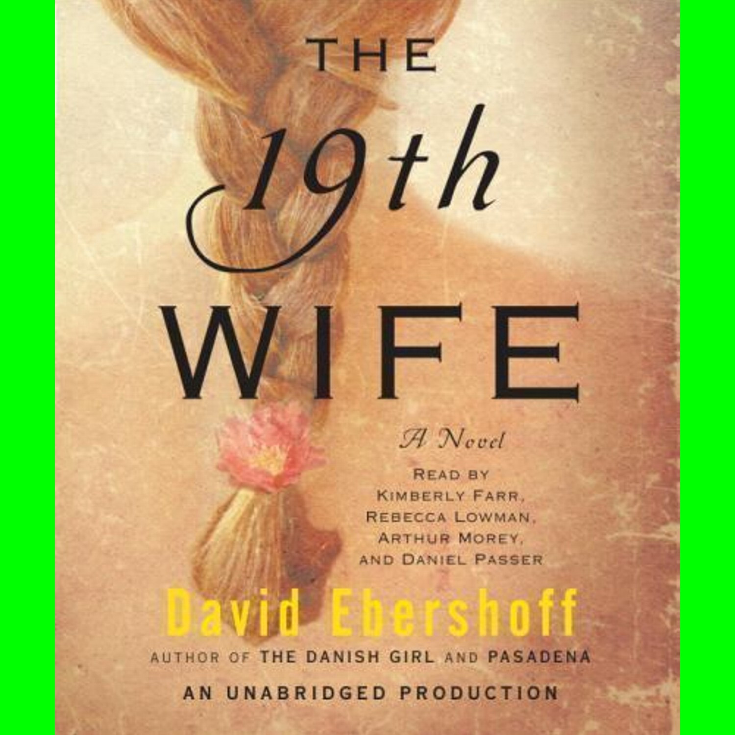 The 19th Wife — Audio CD — Religous novel ( Morman/Brigham Young)