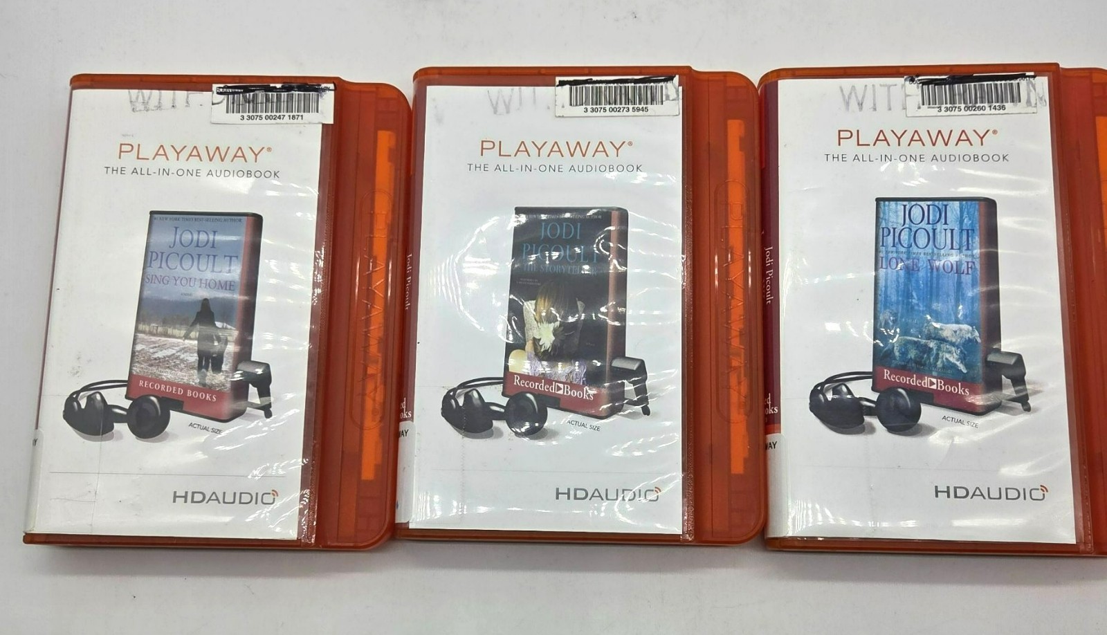 Playaway Audiobook Ex-Library-Jodi Picoult Lot of 3
