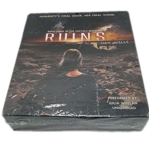 RUINS (PARTIALS SEQUENCE #3) By Dan Wells Audio CD Julia Whelan NEW Condition