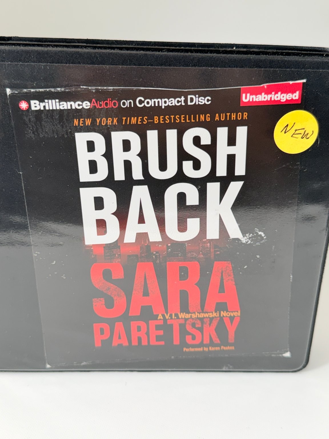 Brush Back by Sara Paretsky Audiobook CDs Unabridged 11 Discs