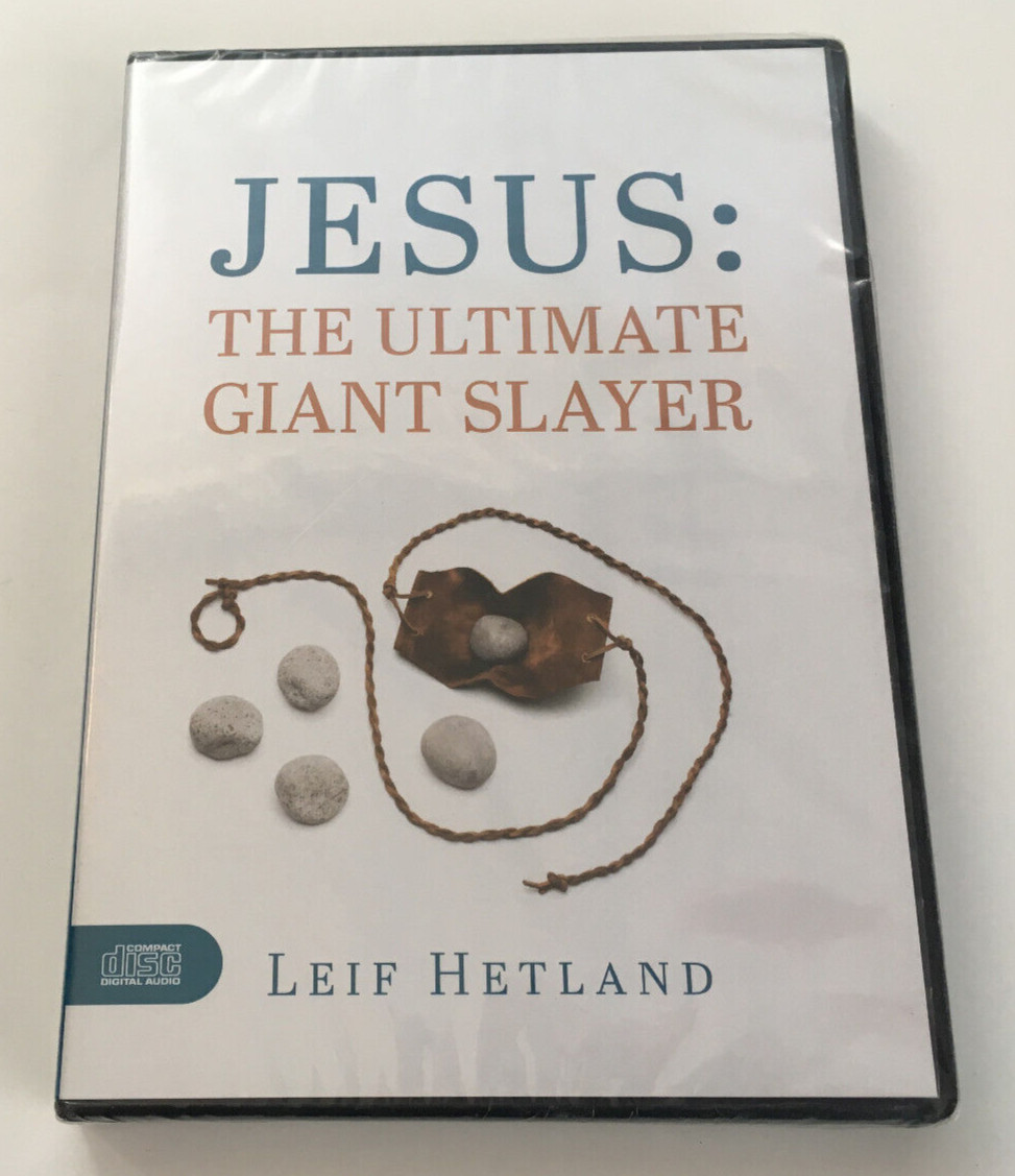 Jesus — The Ultimate Giant Slayer by Leif Hetland CD Audiobook (Seal Scuff)