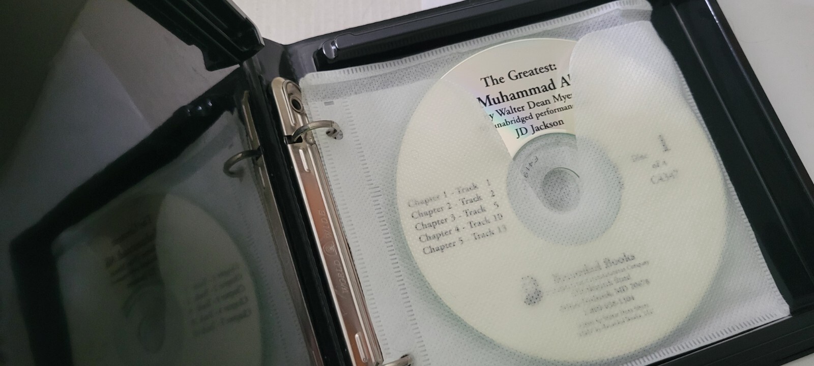 4 CDs The Greatest : Muhammad Ali by Walter Dean Myers Audiobook