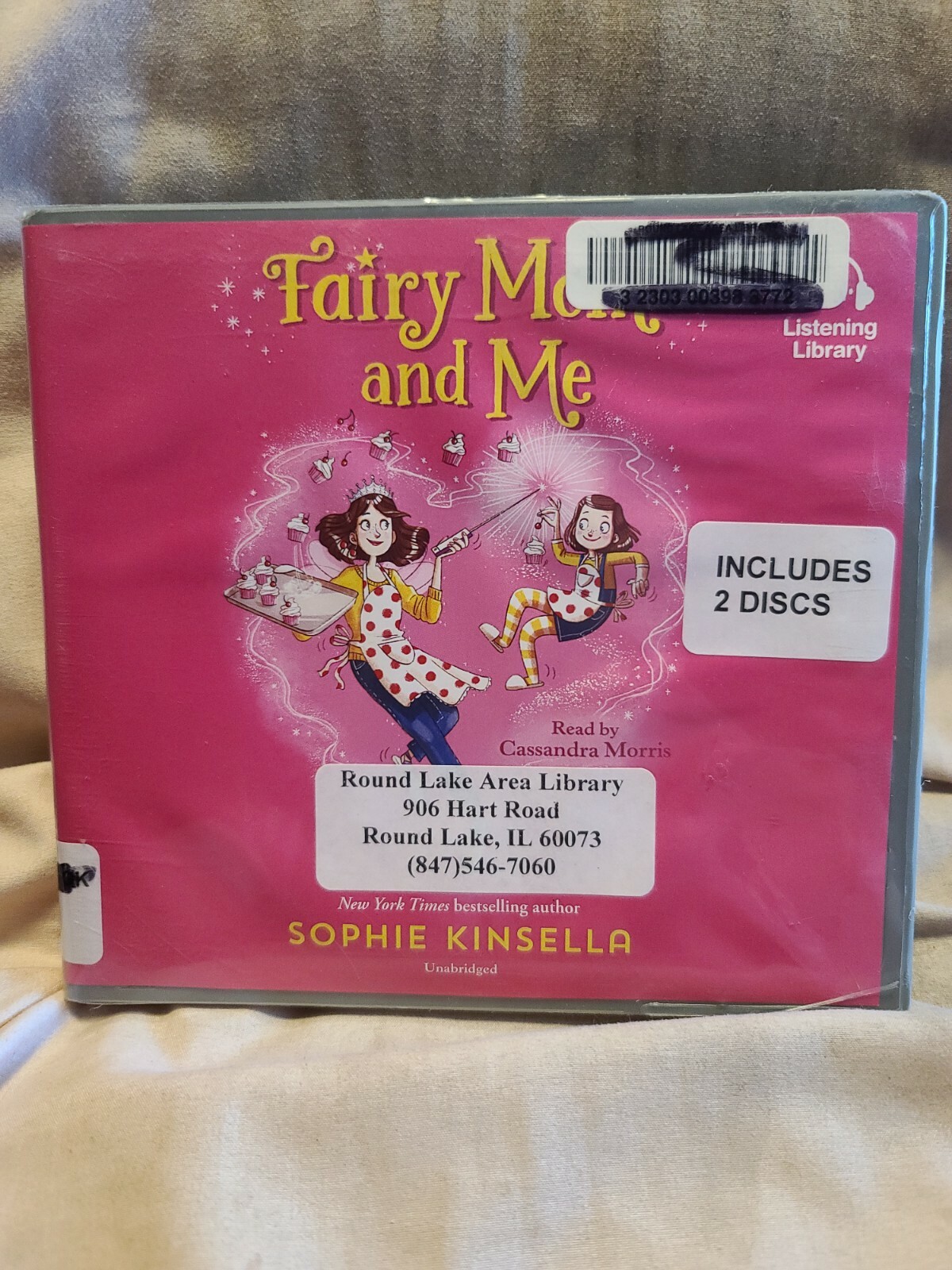 Shelf62N Audiobook~fairy mom and me- Sophie kinsella- unabridged- 2 discs