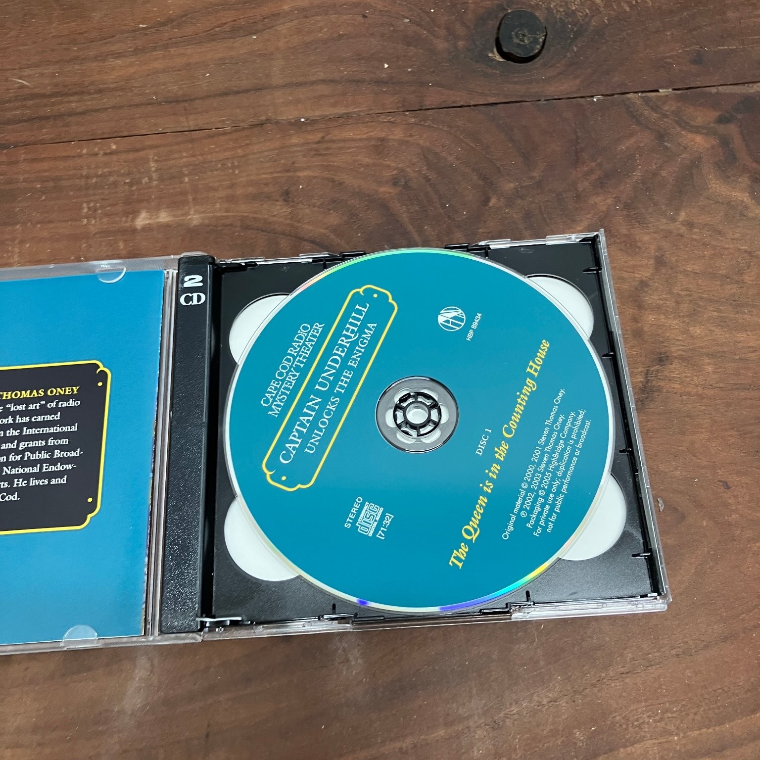 Cape Cod Radio Mystery Theater: Captain Underhill Unlocks Enigma Audiobook CDs 2