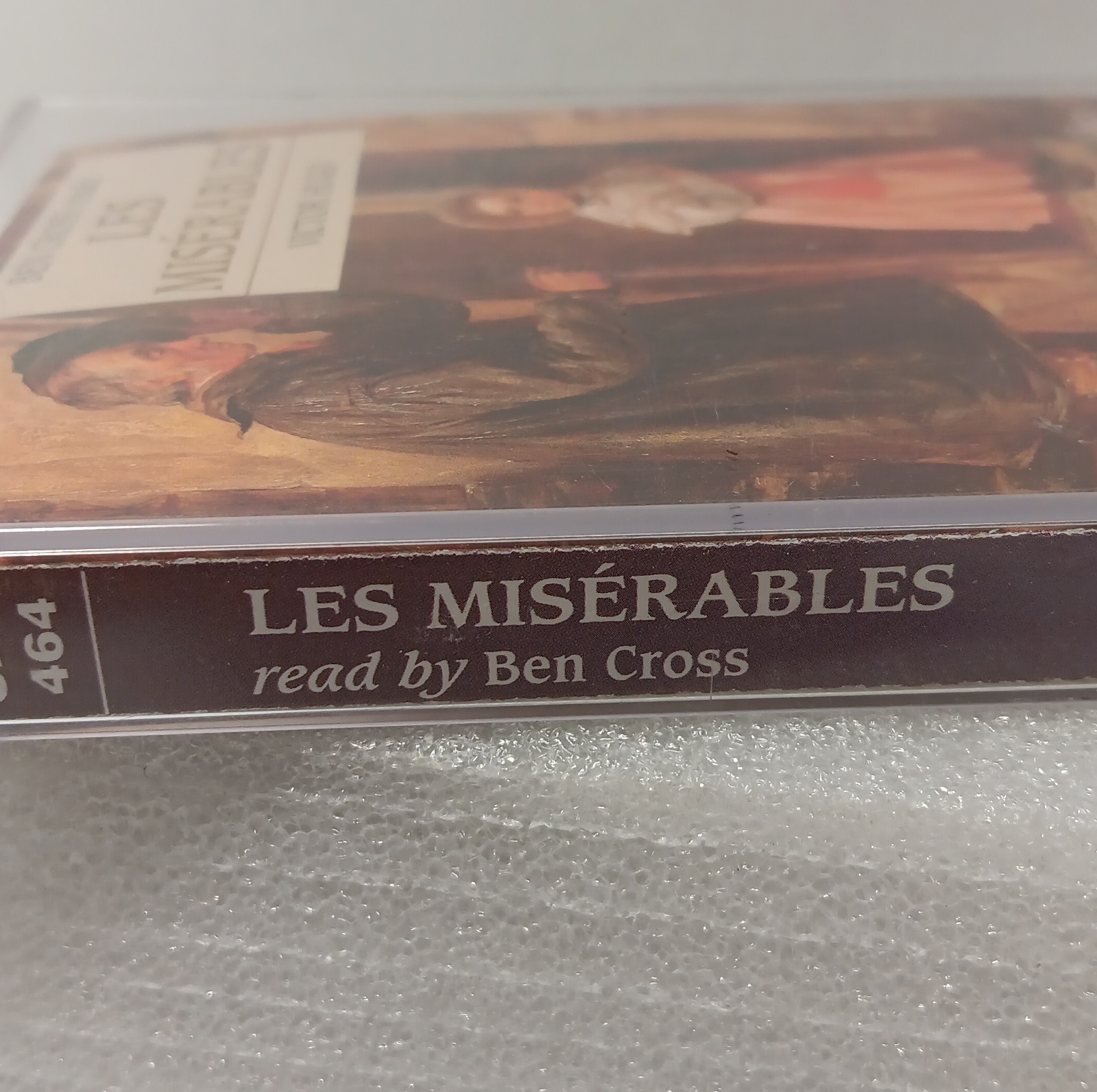 1988 Ben Cross Reads Les Miserables-Victor Hugo 2 Cassette Tapes 3 Hour Run Time