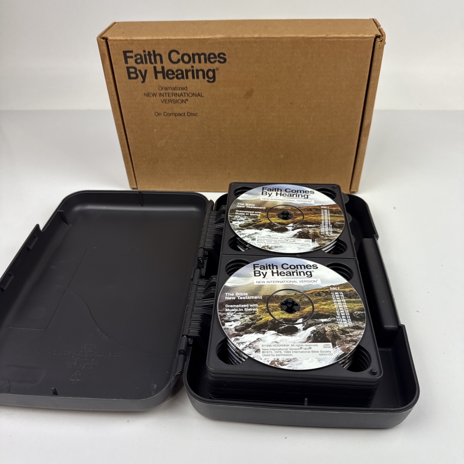 NIV Faith Comes by Hearing Audio Bible 16 CD Audiobook New Testament