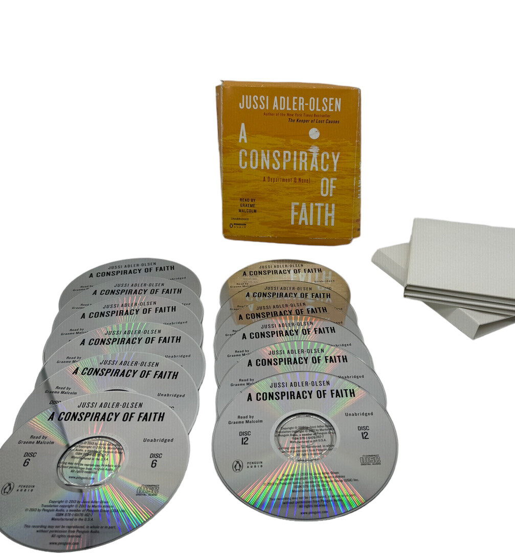 A Conspiracy Of Faith Jussi Adler-Olsen Department Q Unabridged Audio Book On CD