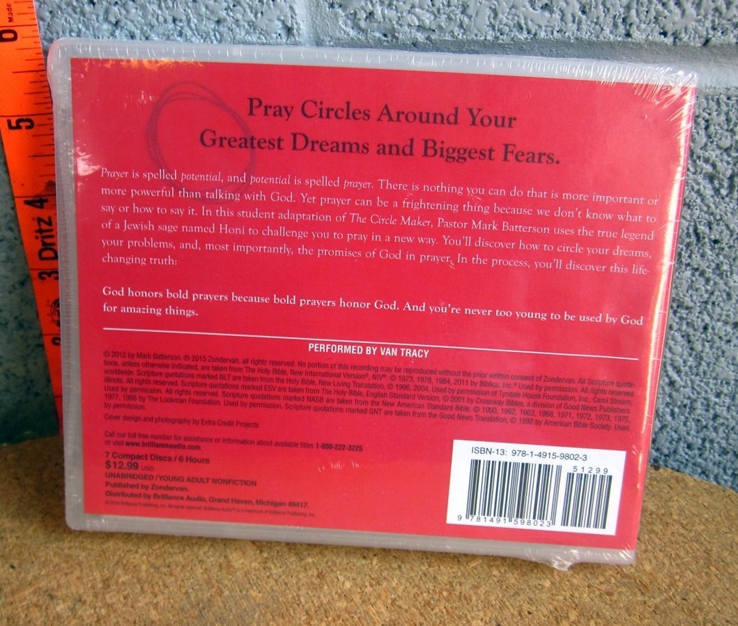 CIRCLE MAKER prayer = potential Mark Batterson unabridged CD set NWT
