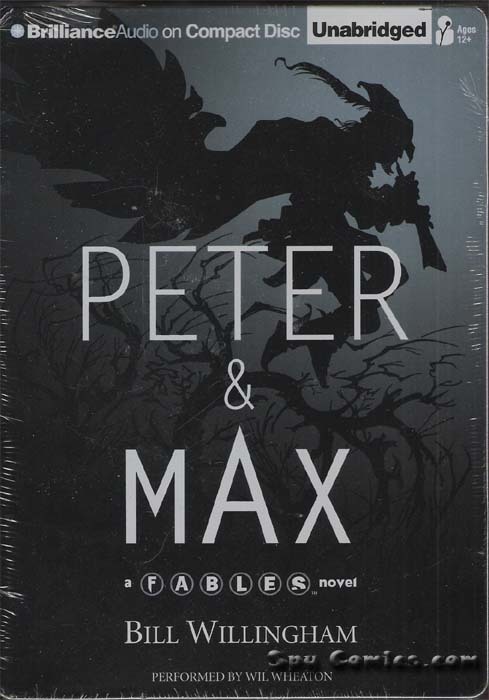 BILL WILLINGHAM FABLES PETER & MAX STEELBOOK ED 7 CD AUDIO BOOK WIL WHEATON NEW!