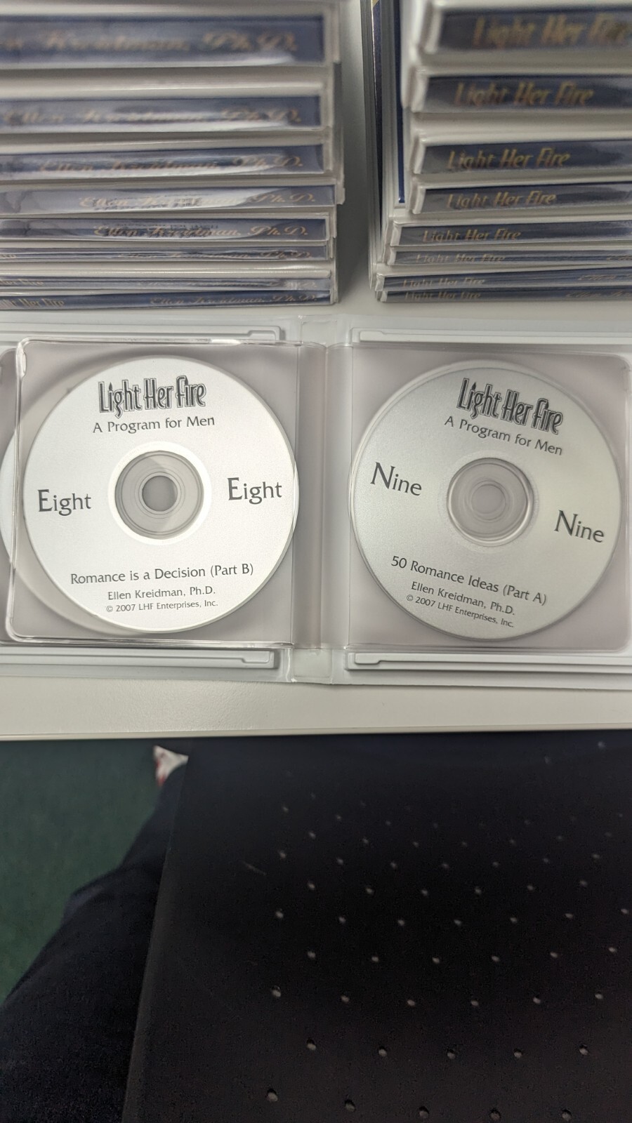 Light Her Fire Relationship Course CDs By Dr Ellen Kreidman (Lot Of 20 New)