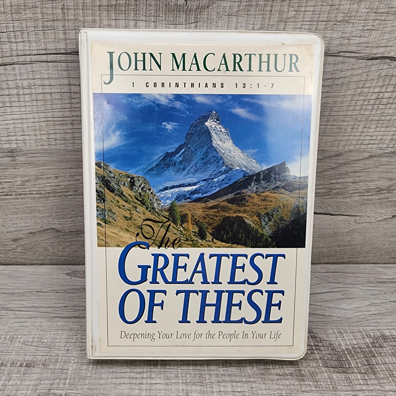 The Greatest Of These 1 Corinthians 13:1 John MacArthur Jr Cassette Audiobook