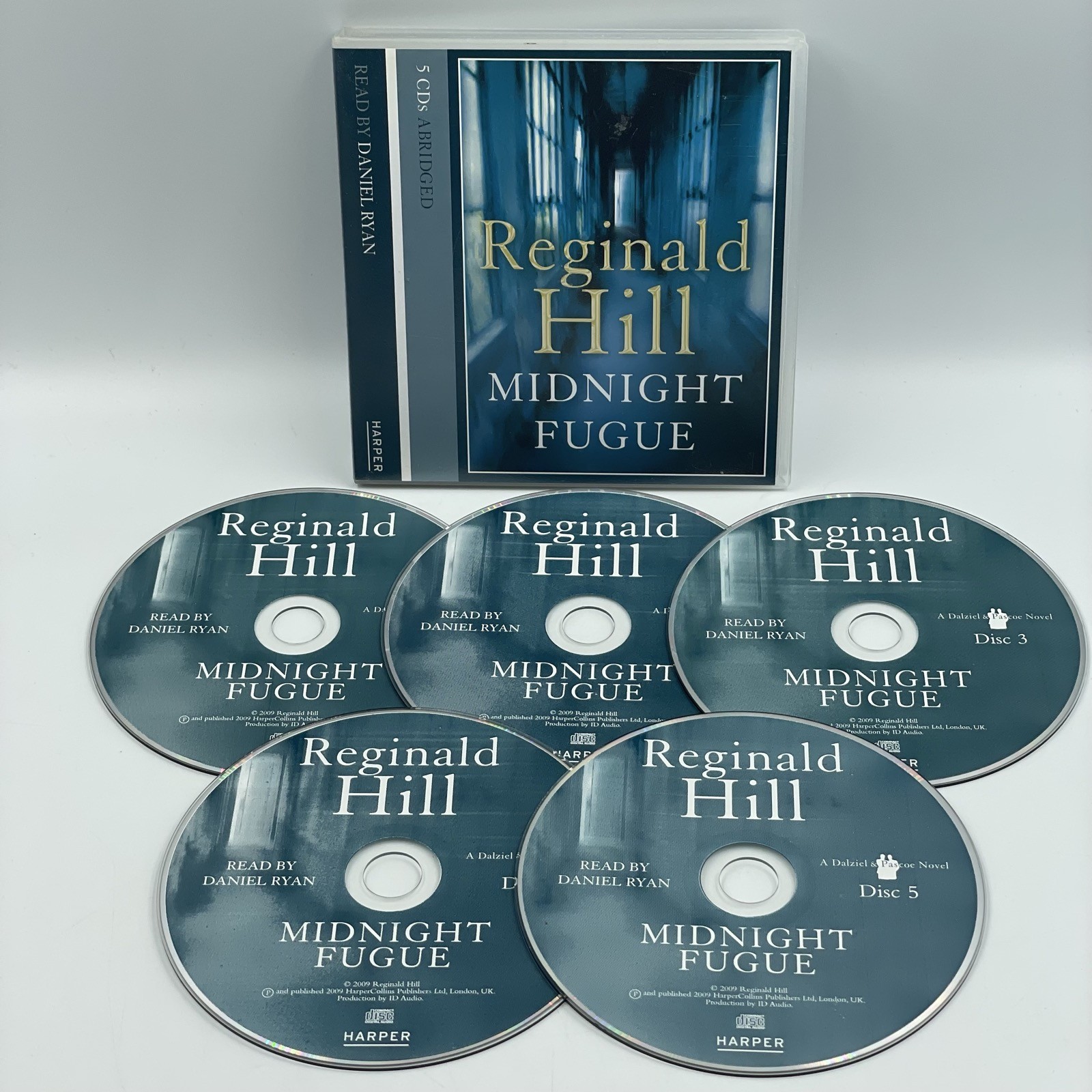 Reginald Hill [CD Audio Book] Midnight Fugue • 5 Disc Set • Read By Daniel Ryan