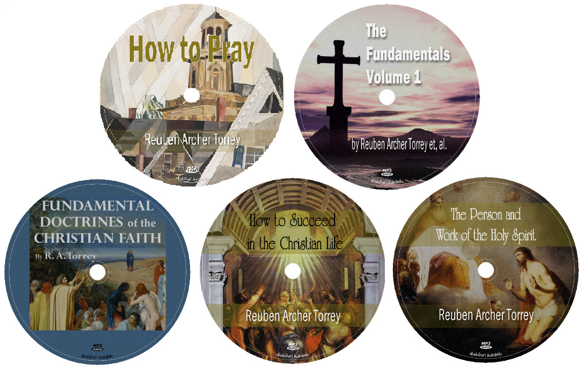 Reuben Archer Torrey 5 Christian Faith Audiobooks in 5 MP3 Audio CDs