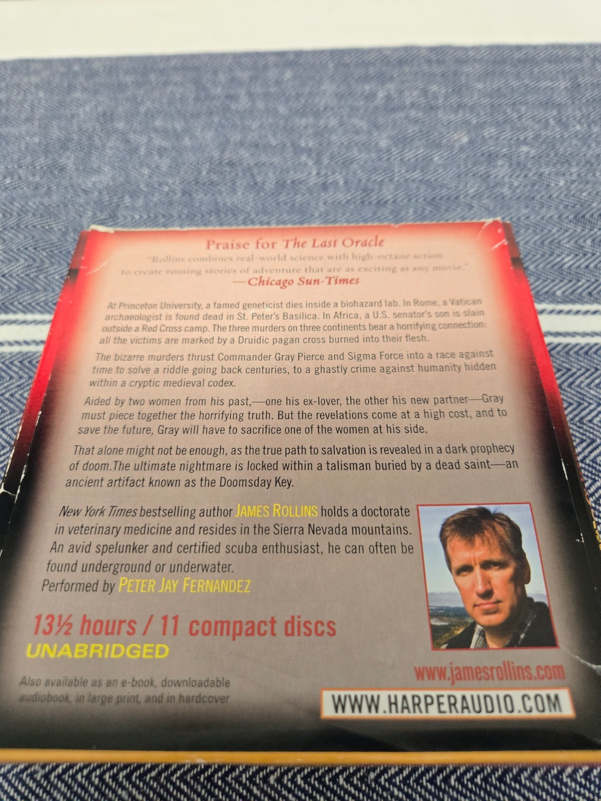 James Rollins The Doomsday Key AUDIOBOOK Unabridged 11 CDs