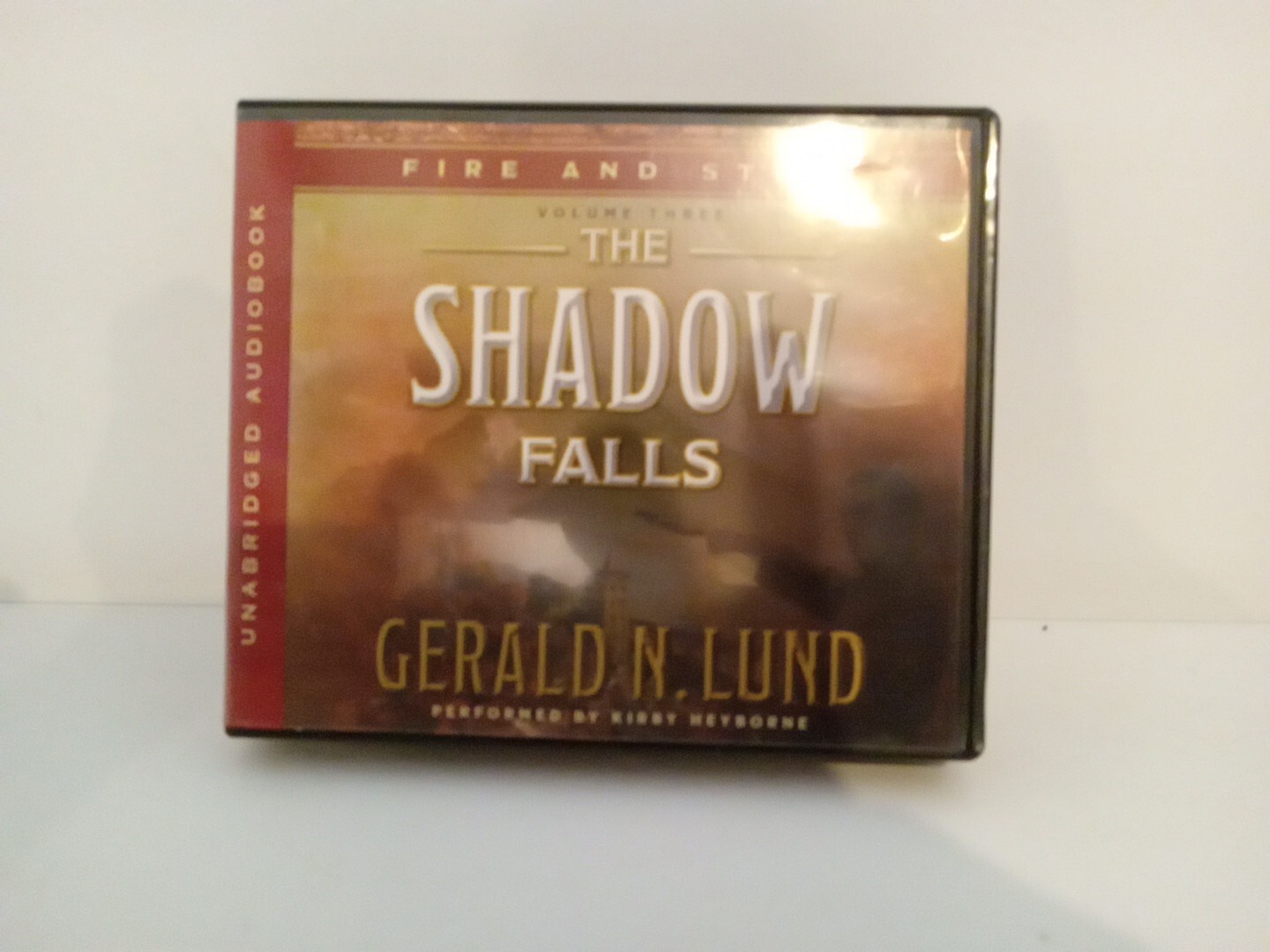Fire and Steel V3 The Shadow Falls by Gerald N. Lund Audio book on CD 2016 USED
