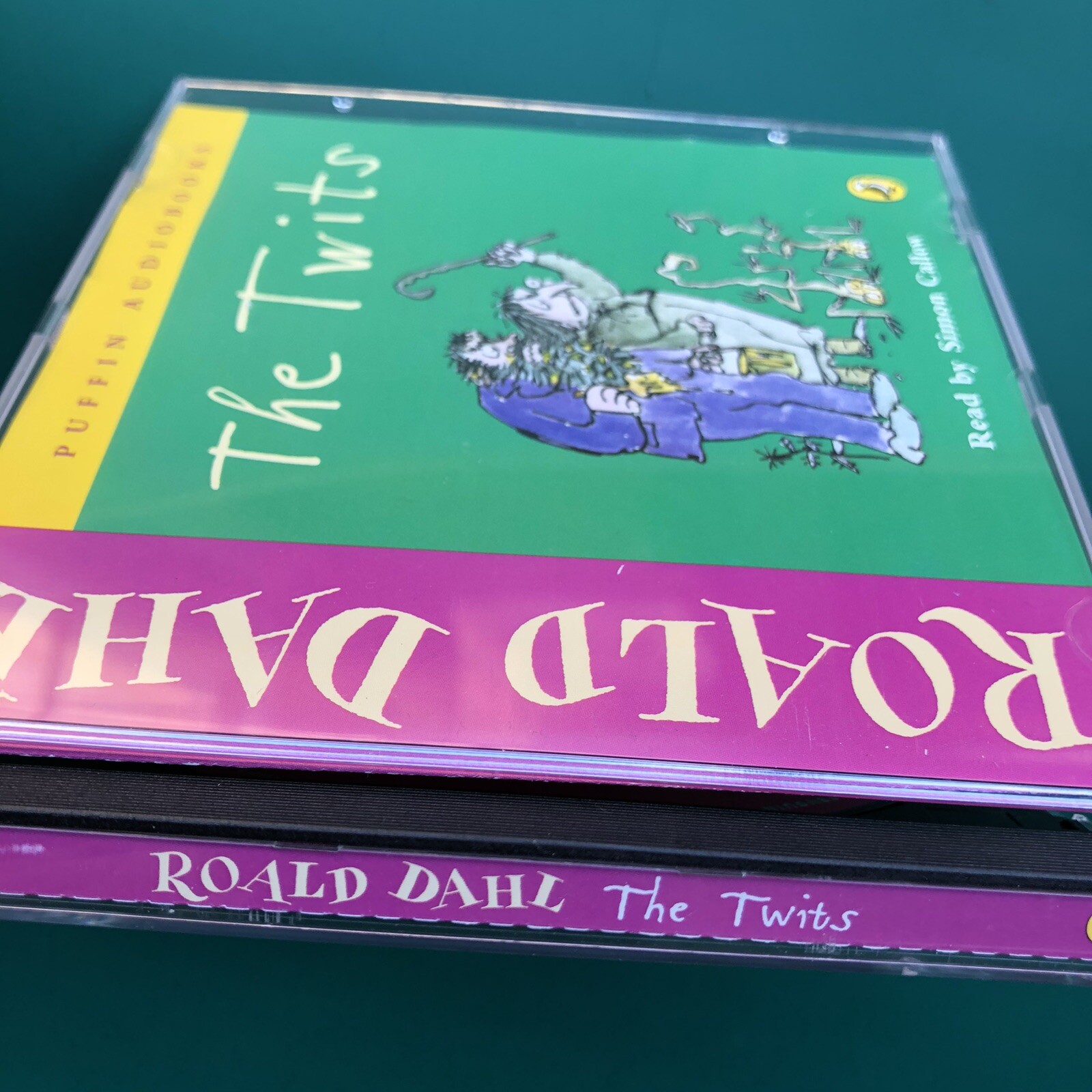 Roald Dahl TWITS Children’s Audiobook CD Simon Callow Muggle-Wump Roly-Poly Bird