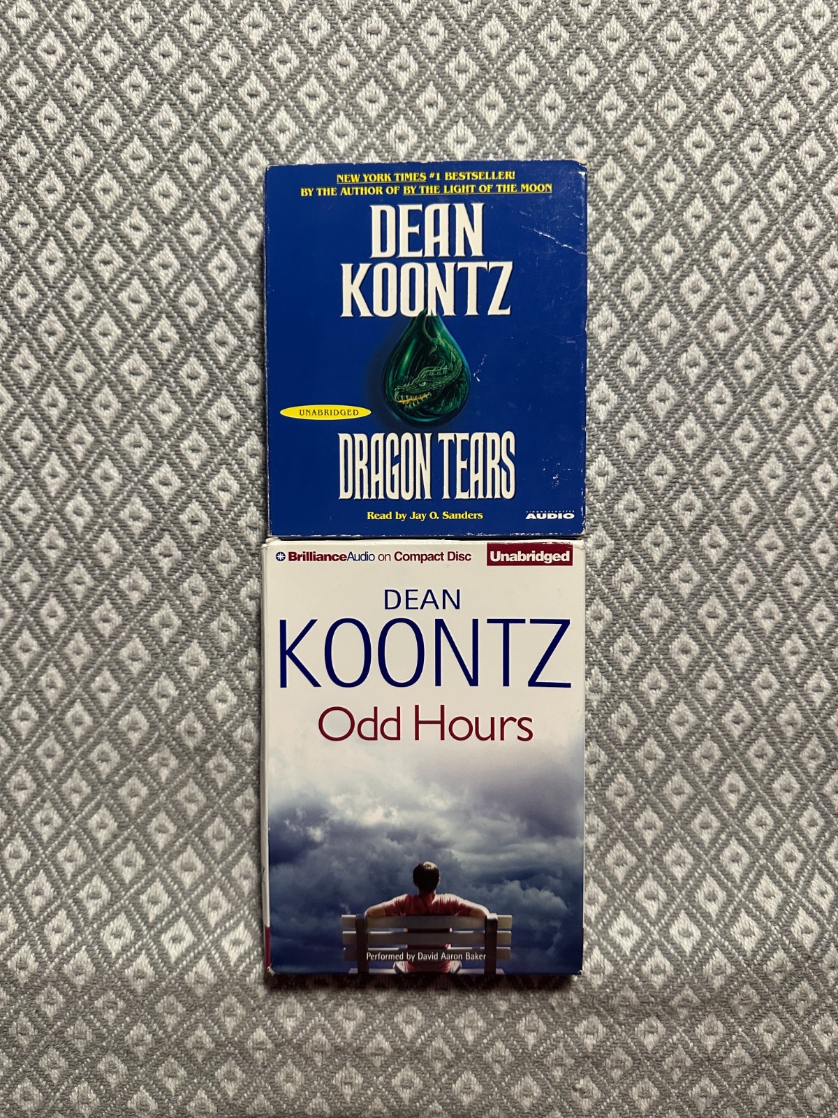 Dragon Tears and Odd Hours by Dean Koontz audiobook cds