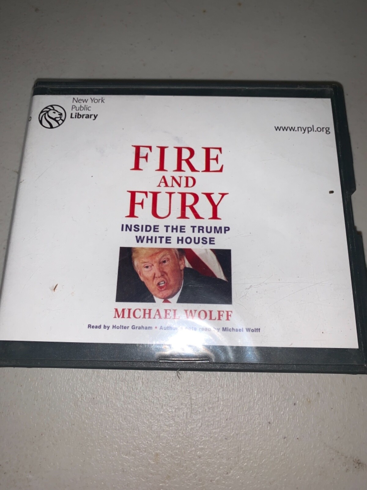 Shelf174C Audiobook~ Fire and fury Michael Wolff