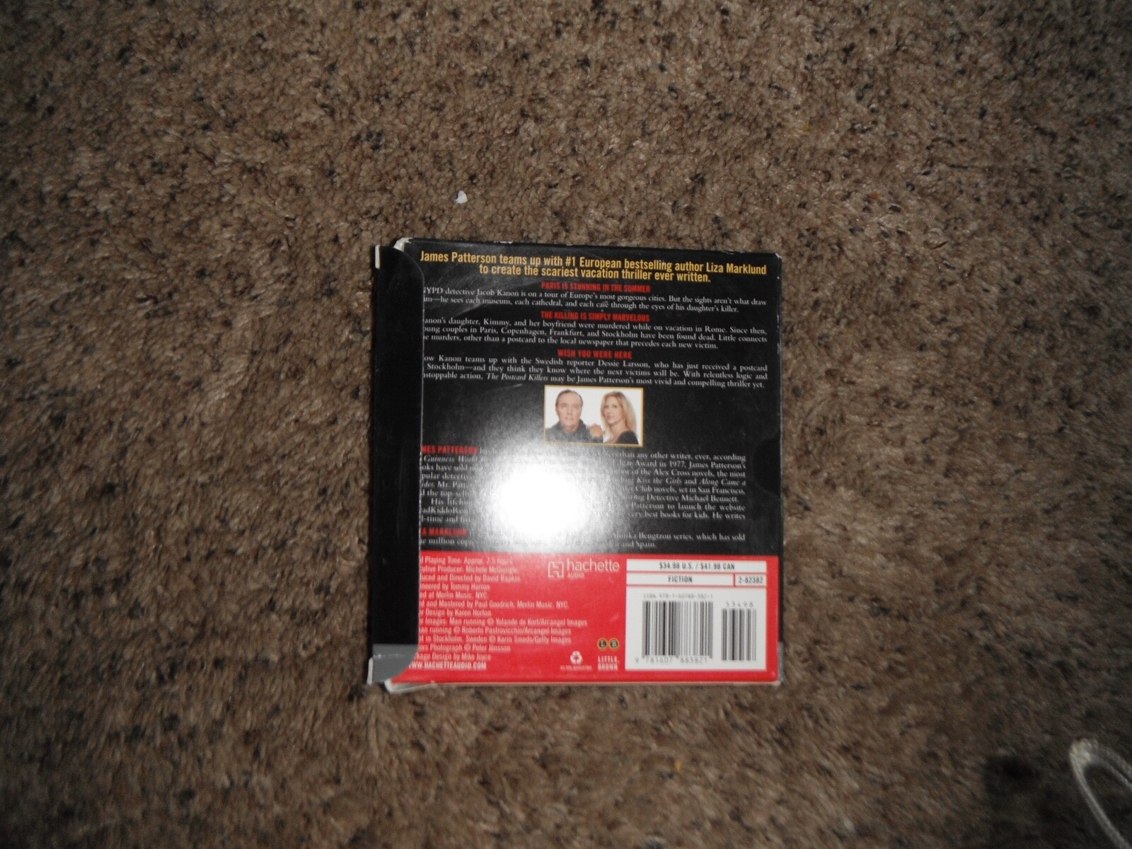 The Postcard Killers (James Patterson & Liza Marklund) — Unabridged Audiobook CD
