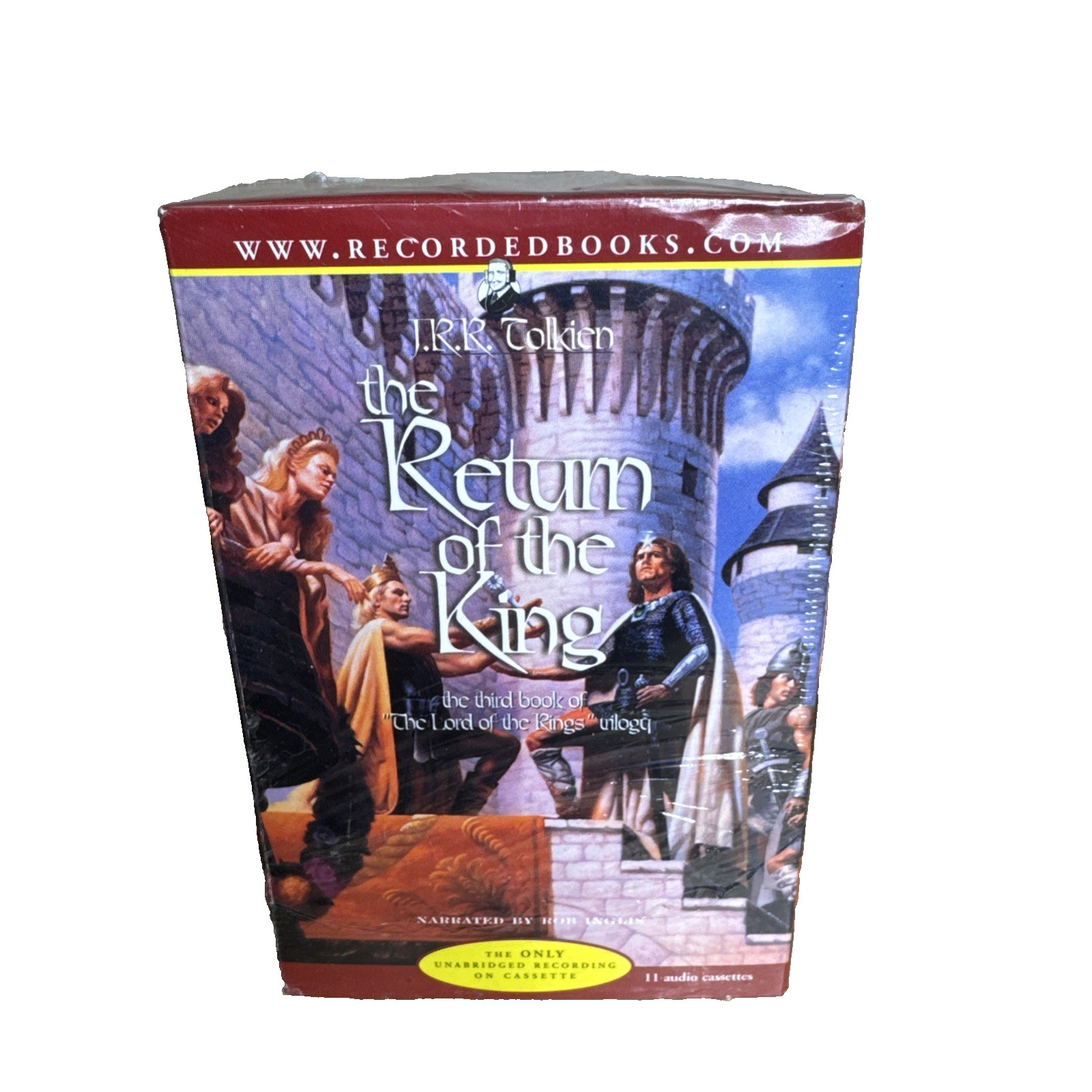 LOTR Return of the King by JRR Tolkien (2001, 11 Cassette Audiobook, Unabridged)