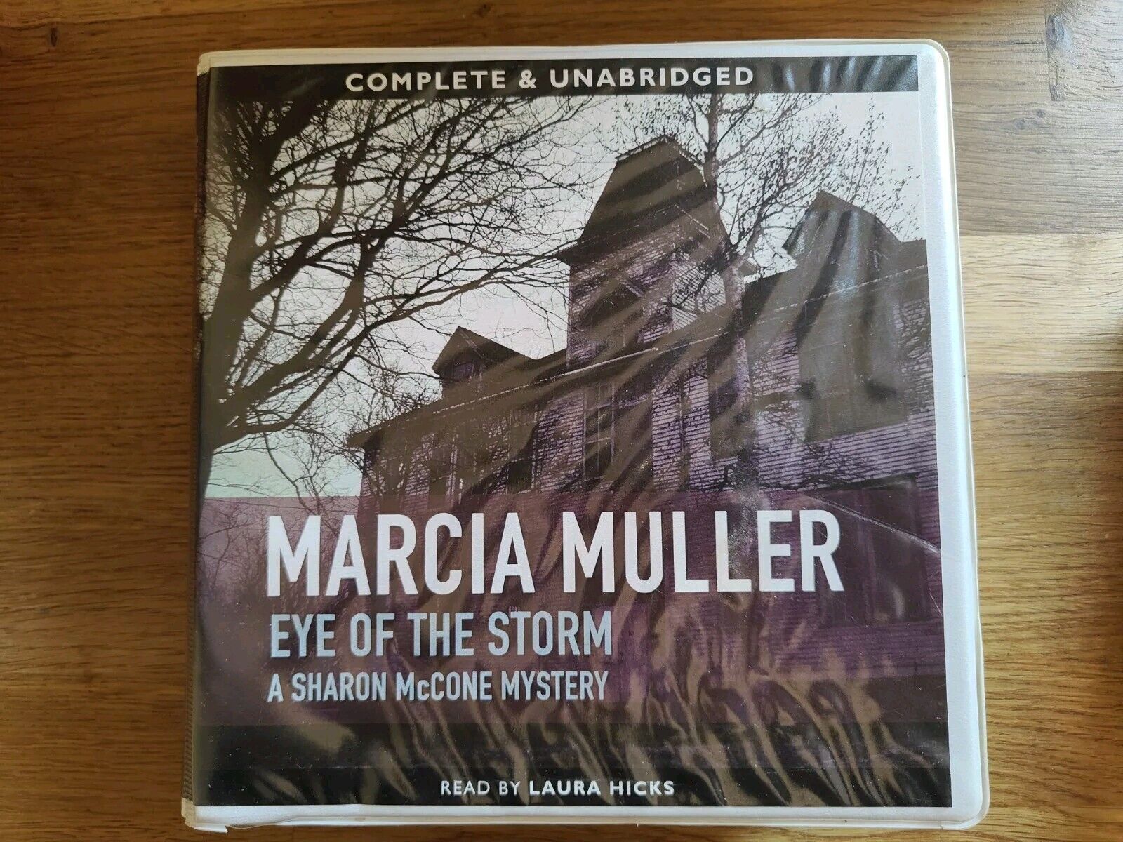 AUDIO BOOK — Marcia Muller Eye Of The Storm Audio Book Ex-library Unabridged