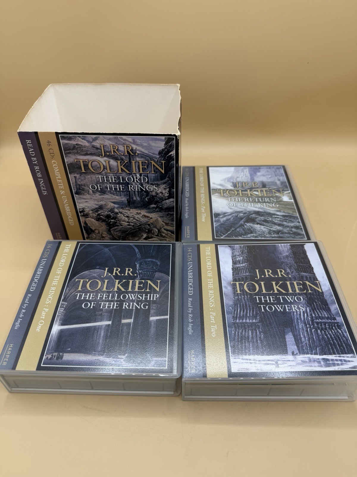 The Lord Of The Rings Unabridged Audiobook Boxset — 46 CDs — Rob Inglis — 2018