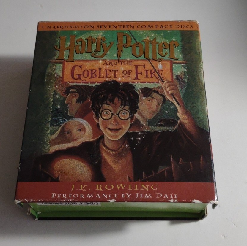 Harry Potter & the Goblet of Fire Audiobook 17 CD’s by J.K. Rowling Jim Dale.