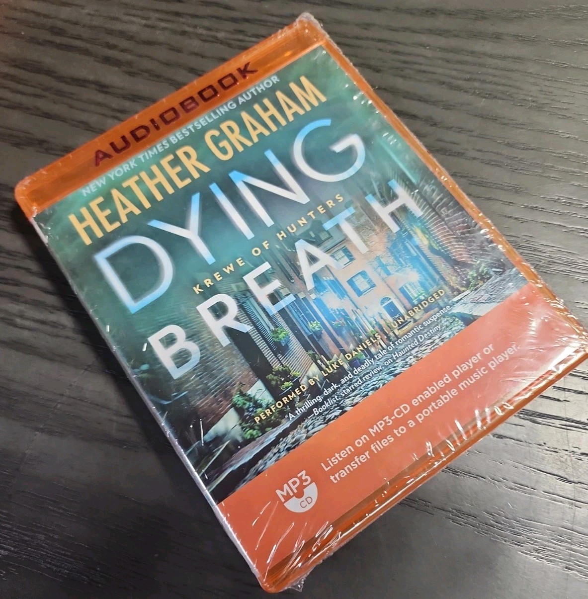 Dying Breathing Heather Graham Krewe Of Hunters MP3-CD Luke Daniels NEW