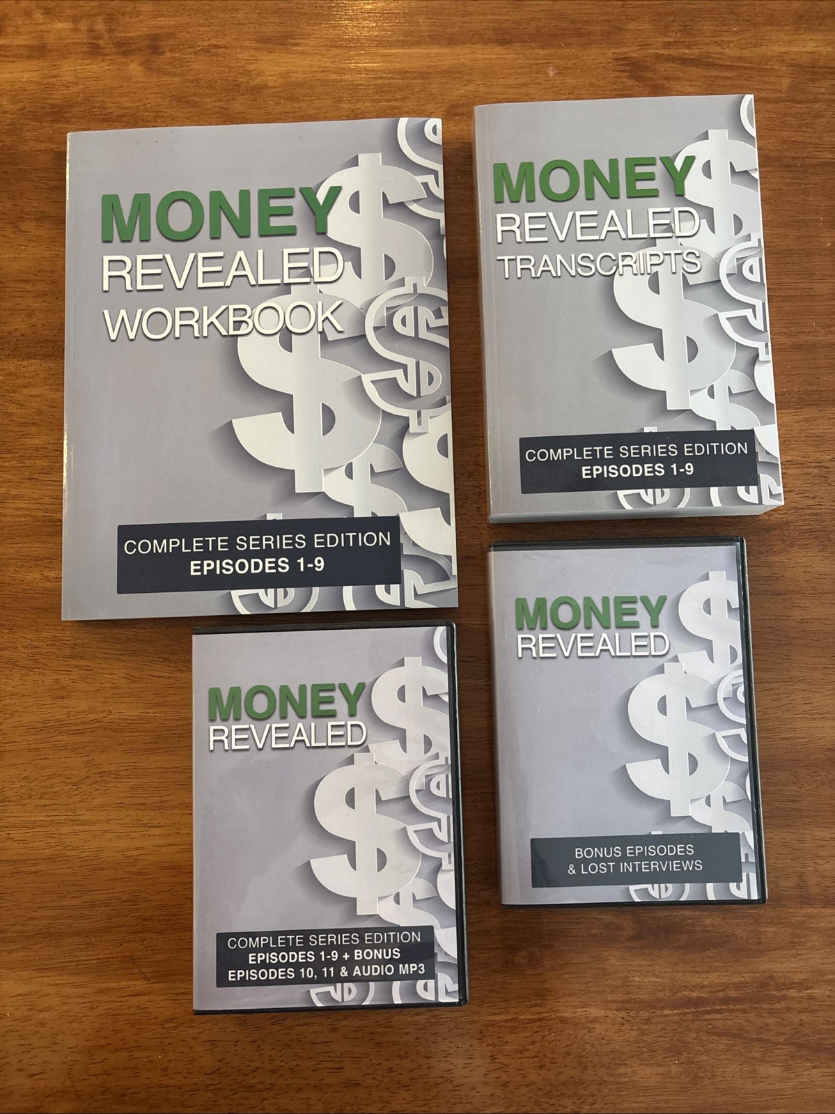 Money Revealed Series 1-9, Book, Transcripts, DVDs, Audio MP3, Lost Interviews