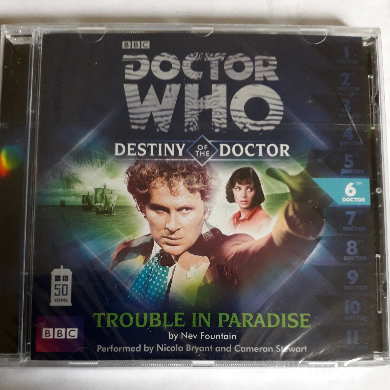 DOCTOR WHO TROUBLE IN PARADISE CD AUDIO BOOK NEW SEALED DESTINY OF THE DOCTOR 6
