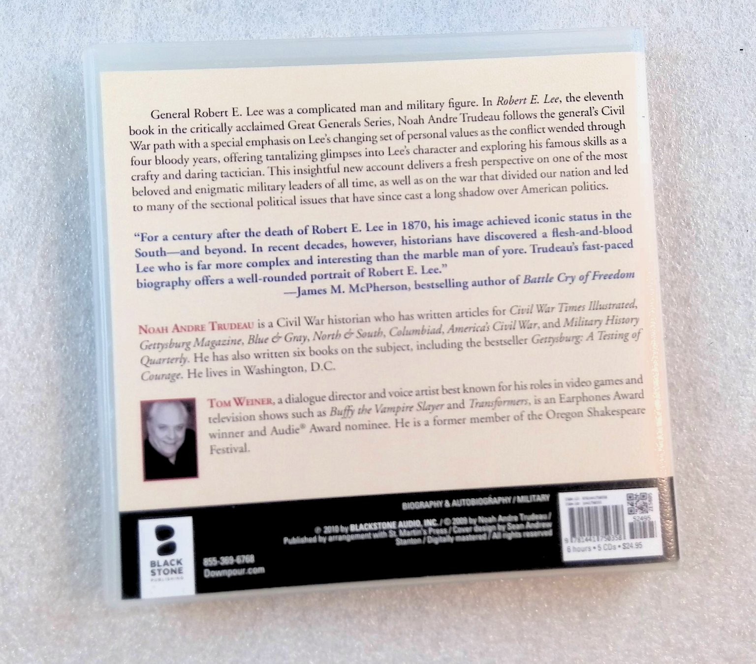 Robert E. Lee by Noah Andre Trudeau Audiobook CDs Unabridged 5 Discs