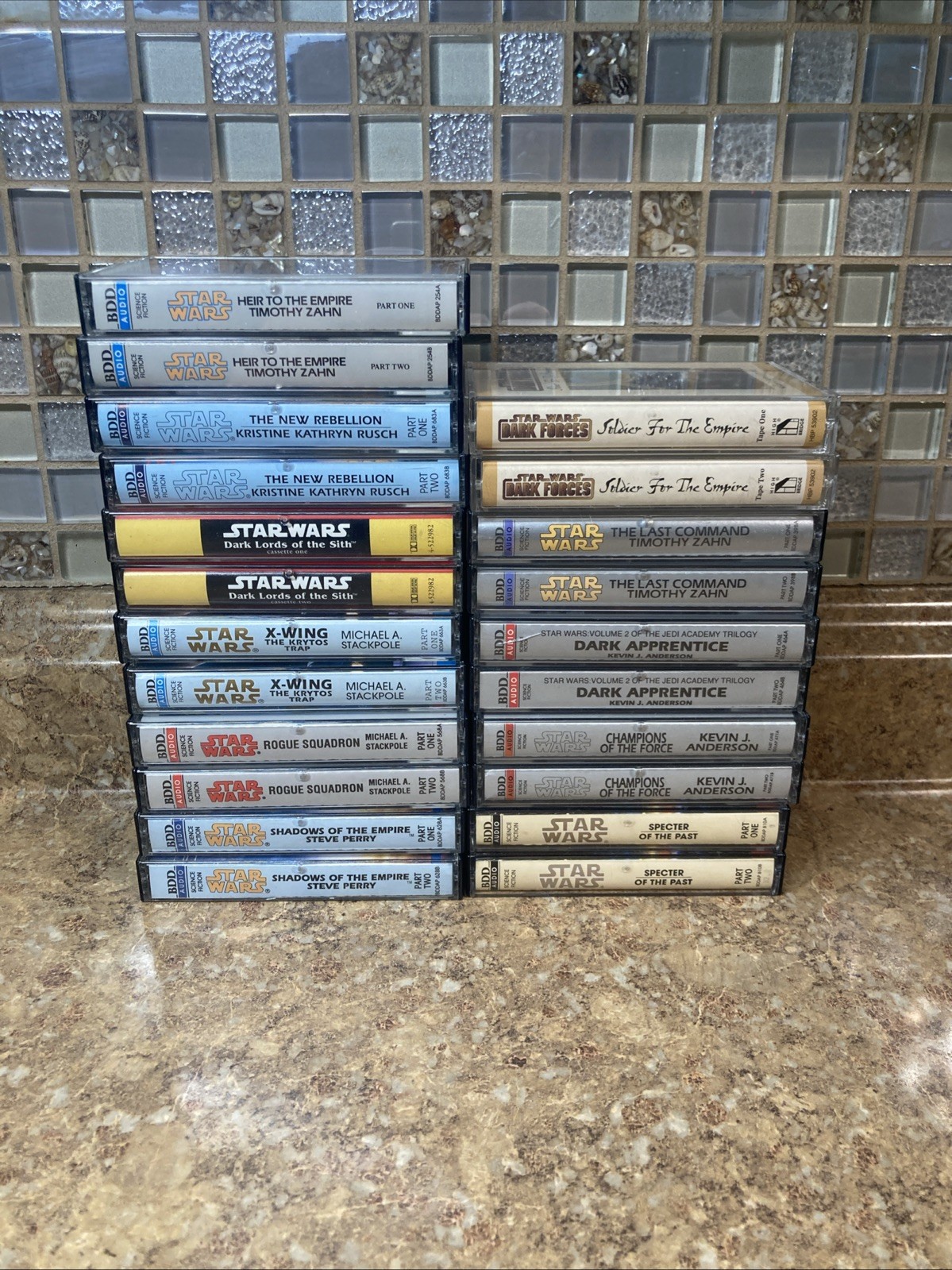 Vintage Star Wars Audio Books Lot Of 11 — Dark Apprentice, The New Rebellion