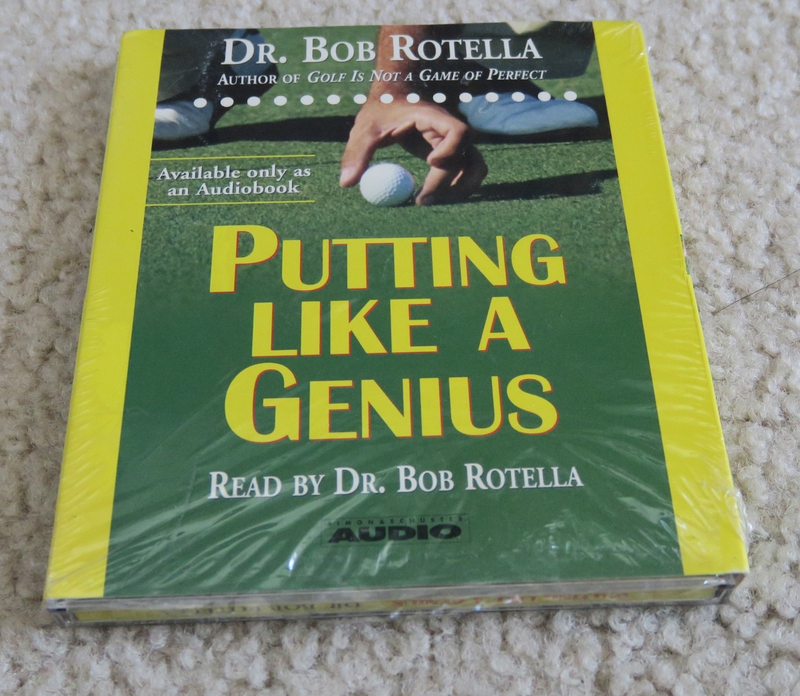 Dr. Bob Rotella CD Audio Book Putting Like A Genius (1996, Compact Disc)