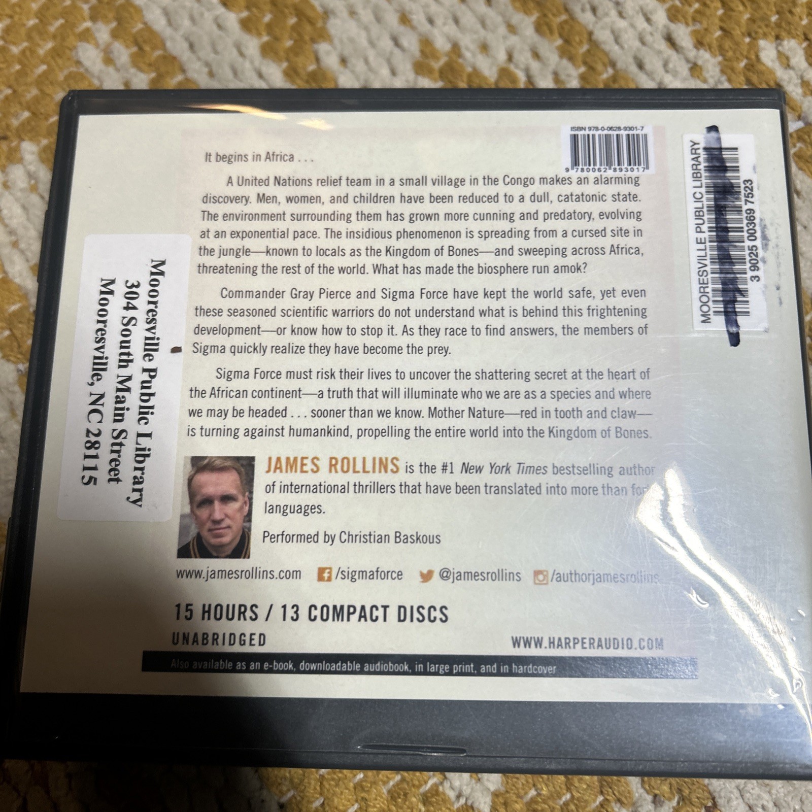 Kingdom of Bones CD: A Thriller (Sigma Force Novels, 16) — Audio CD — GOOD