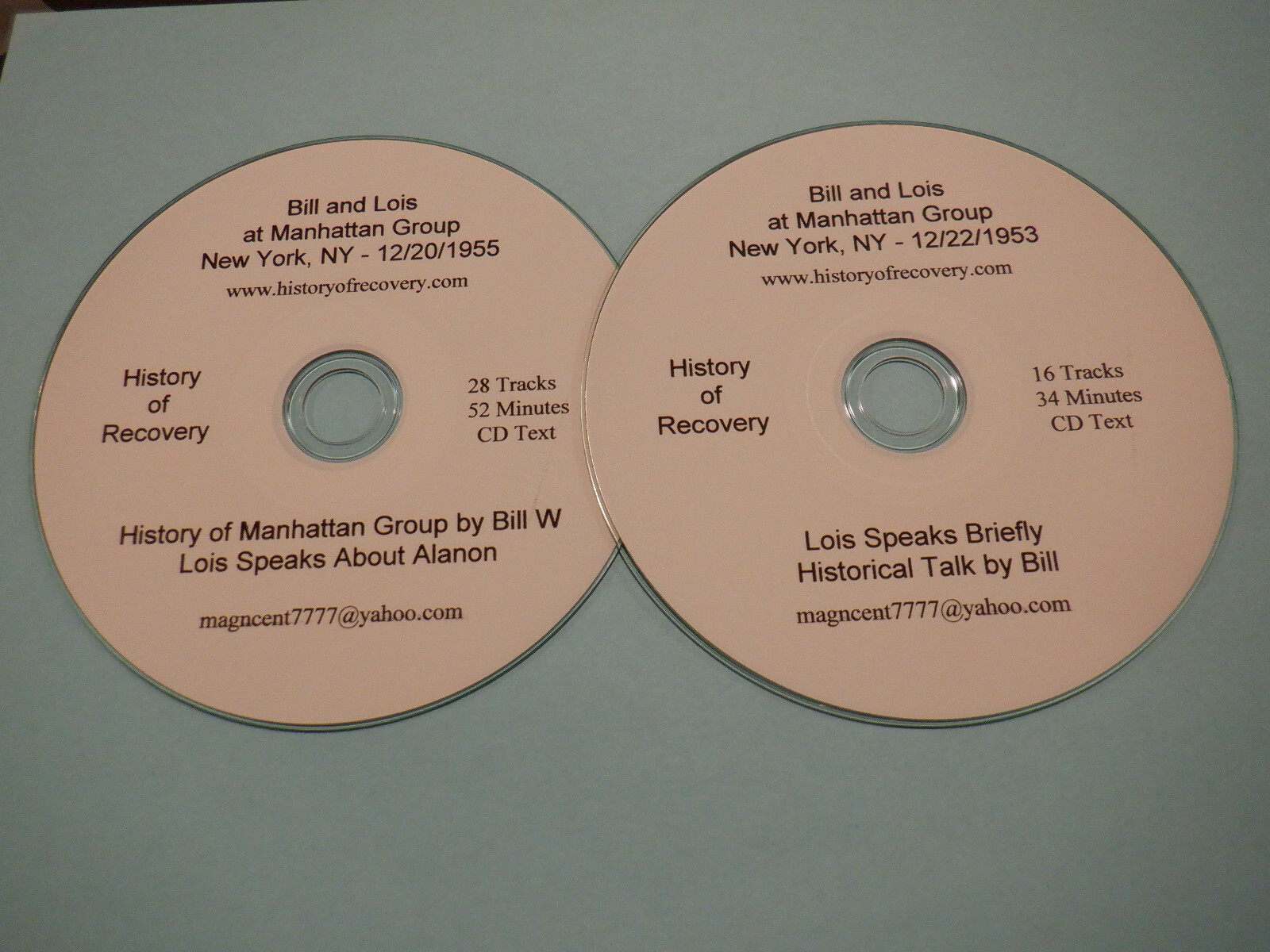 Bill W Two Talks 1953 and 1955 About Alcoholics Anonymous History at Manhattan G