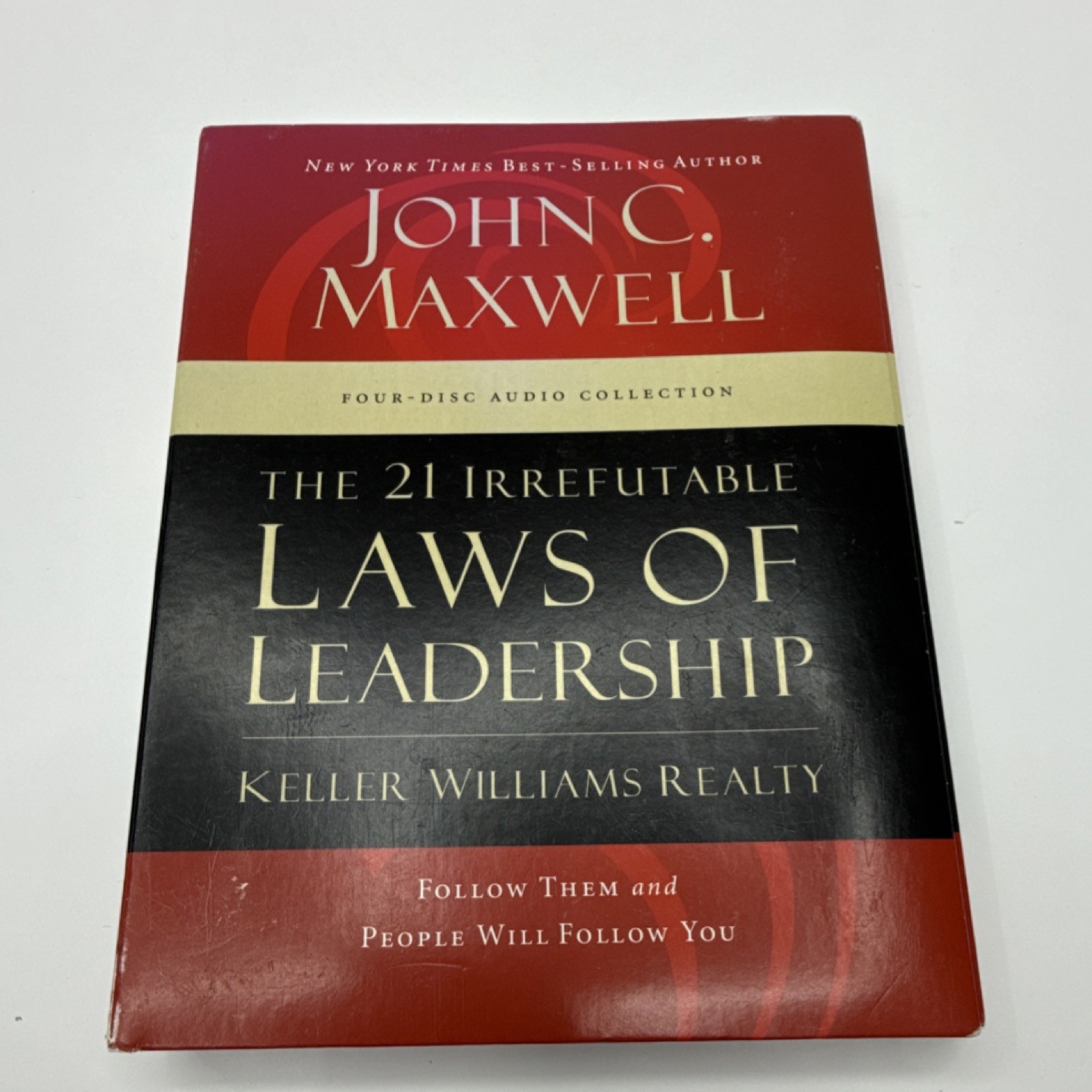 John C. Maxwell The 21 Irrefutable Laws of Leadership Audiobook 4 Audio CD Set