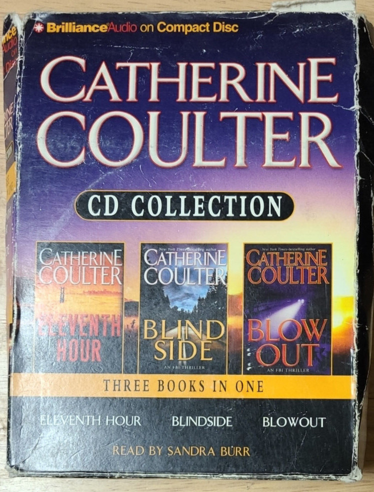 Catherine Coulter CD Collection Eleventh Hour Blind Side Blow Out