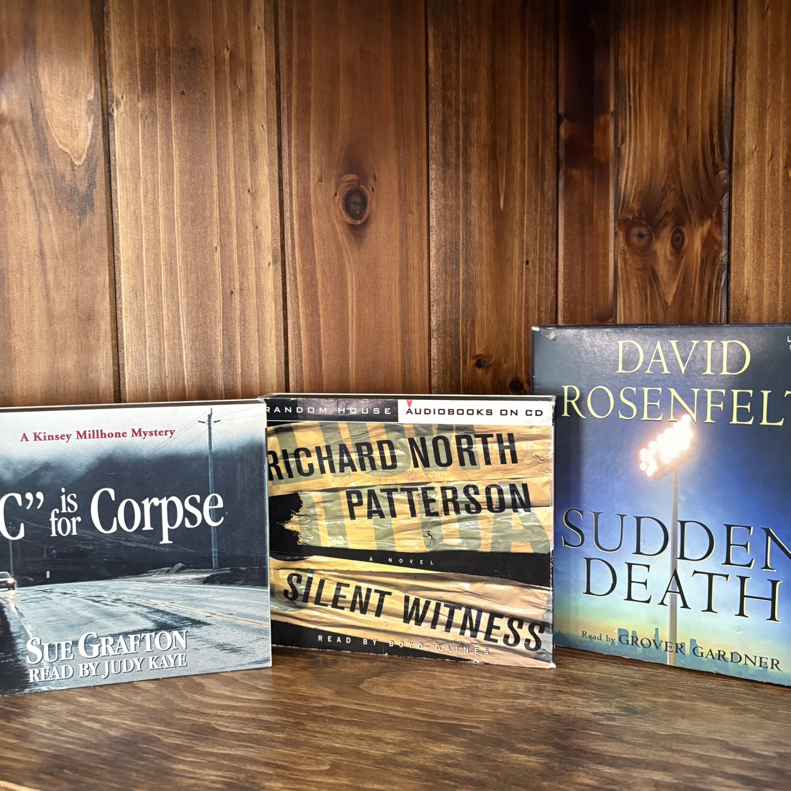 Set of 3 audio Cd suspense mystery C is for Corpse-good